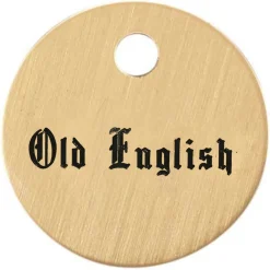 DOVER DROPSHIP 1'' Round Bridle & Accessory Tag Best