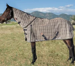 JACKS MFG 5/A Baker® PVC Fly Mesh Sheet with Neck Cover Baker Plaid