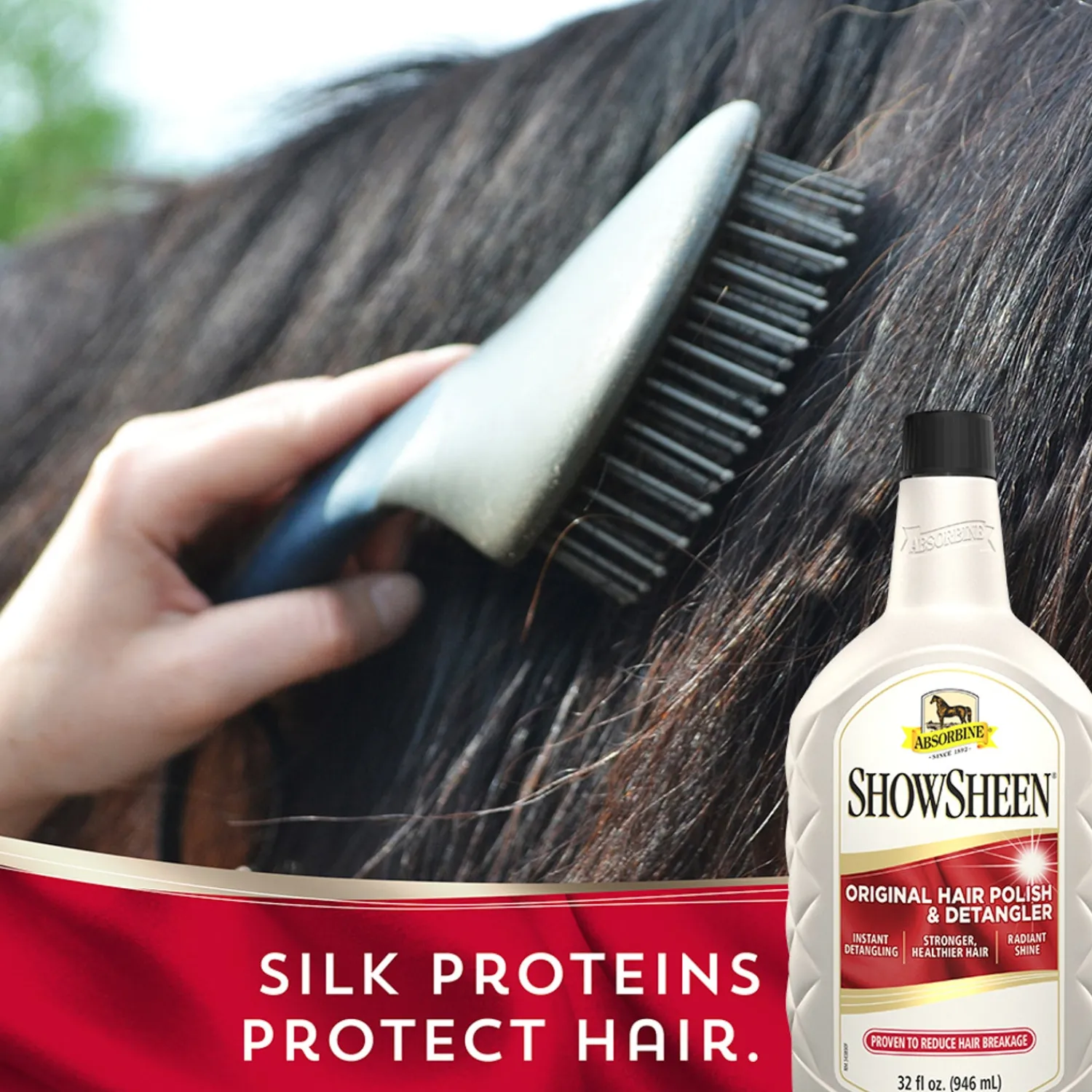 ANIMAL HEALTH INT Absorbine® ShowSheen® Hair Polish & Detangler New