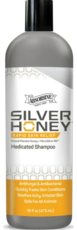 ANIMAL HEALTH INT Absorbine® Silver Honey® Rapid Skin Relief Medicated Shampoo New