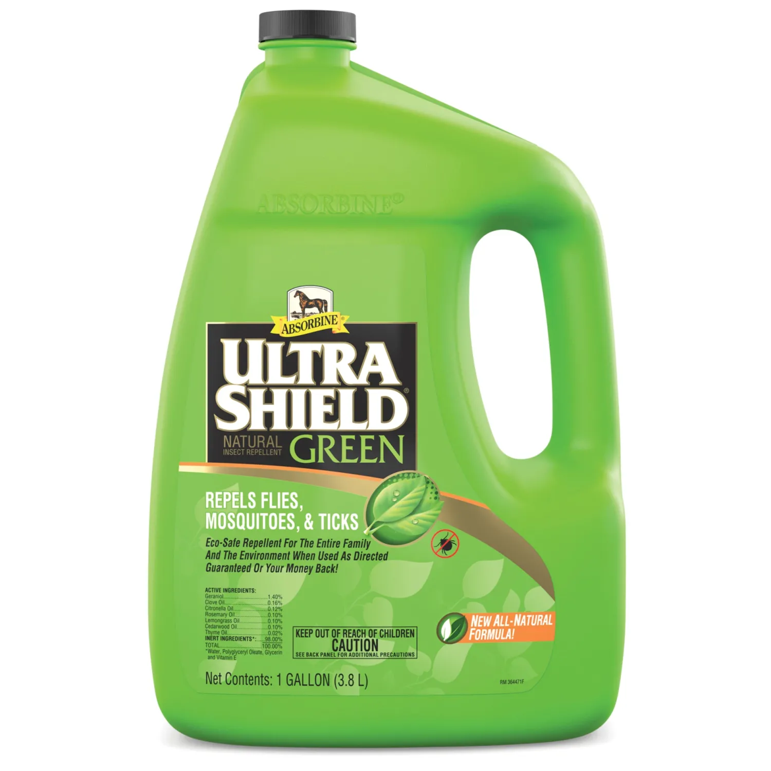ANIMAL HEALTH INT Absorbine® UltraShield® Green Natural Fly Repellent - Gallon Hot