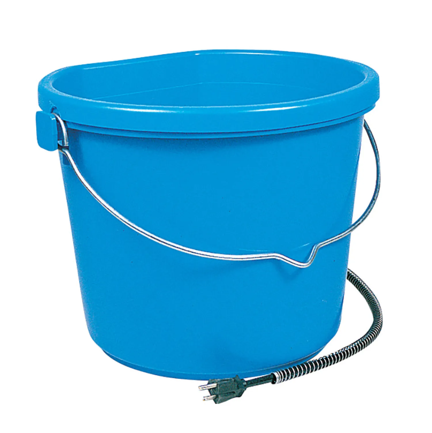 ANIMAL HEALTH INT API® 20-Quart Heated Flatback Bucket Blue Sale