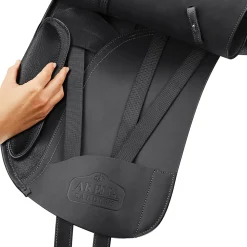 SADDLERY BRANDS INTL Arena Dressage Saddle Black Hot