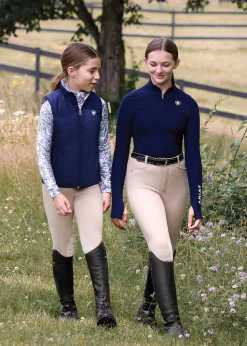 ARIAT-APPAREL Ariat® Kids’ Bella Reversible Vest Posey Pony Print Hot