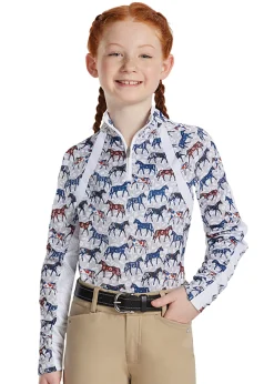 ARIAT-APPAREL Ariat® Kids’ Print Sunstopper Shirt 3.0