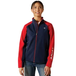 ARIAT-APPAREL Ariat® Kids Team EQ Jacket Navy/Red Hot