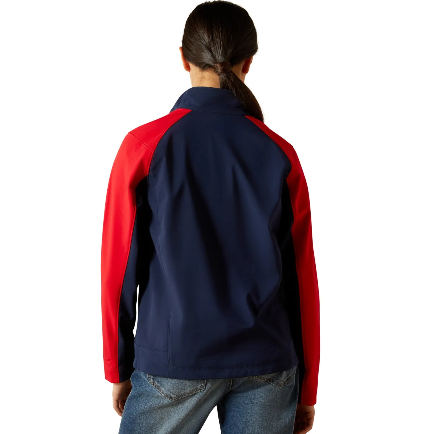 ARIAT-APPAREL Ariat® Kids Team EQ Jacket Navy/Red Hot