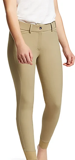 ARIAT-APPAREL Ariat® Kids’ Tri Factor EQ Knee-Patch Breech Olympia Tan Outlet