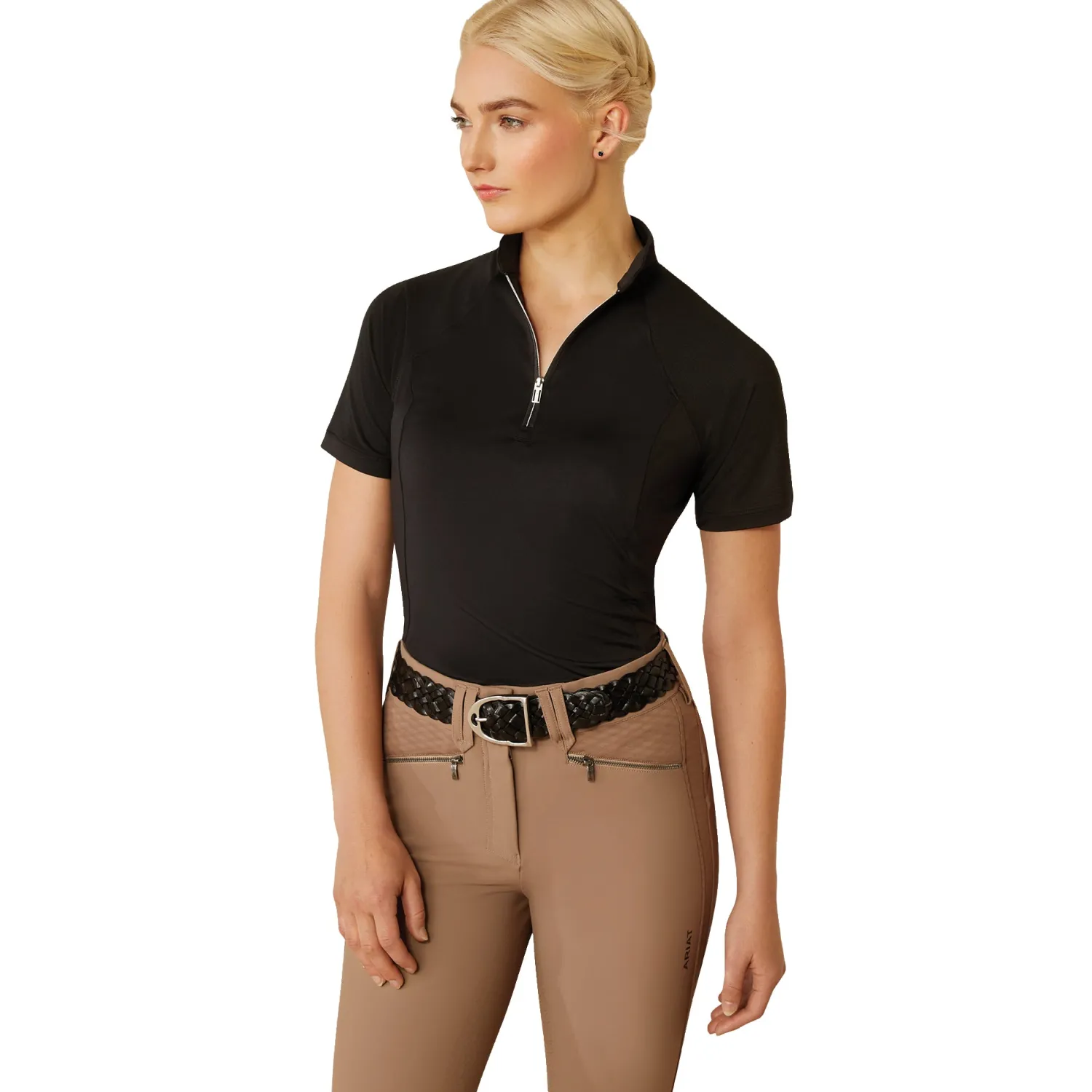 ARIAT-APPAREL Ariat® Ladies’ Soquel Quarter-Zip Short Sleeve Shirt Online