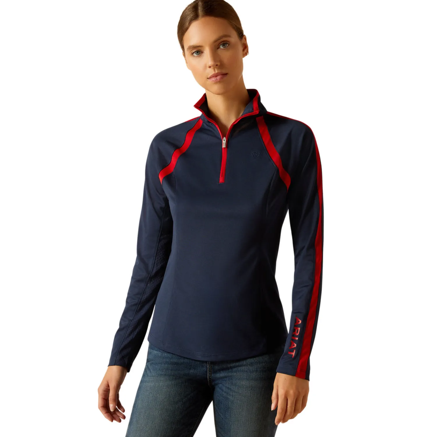 ARIAT-APPAREL Ariat® Ladies’ Sunstopper Quarter-Zip Base Layer 3.0 Best