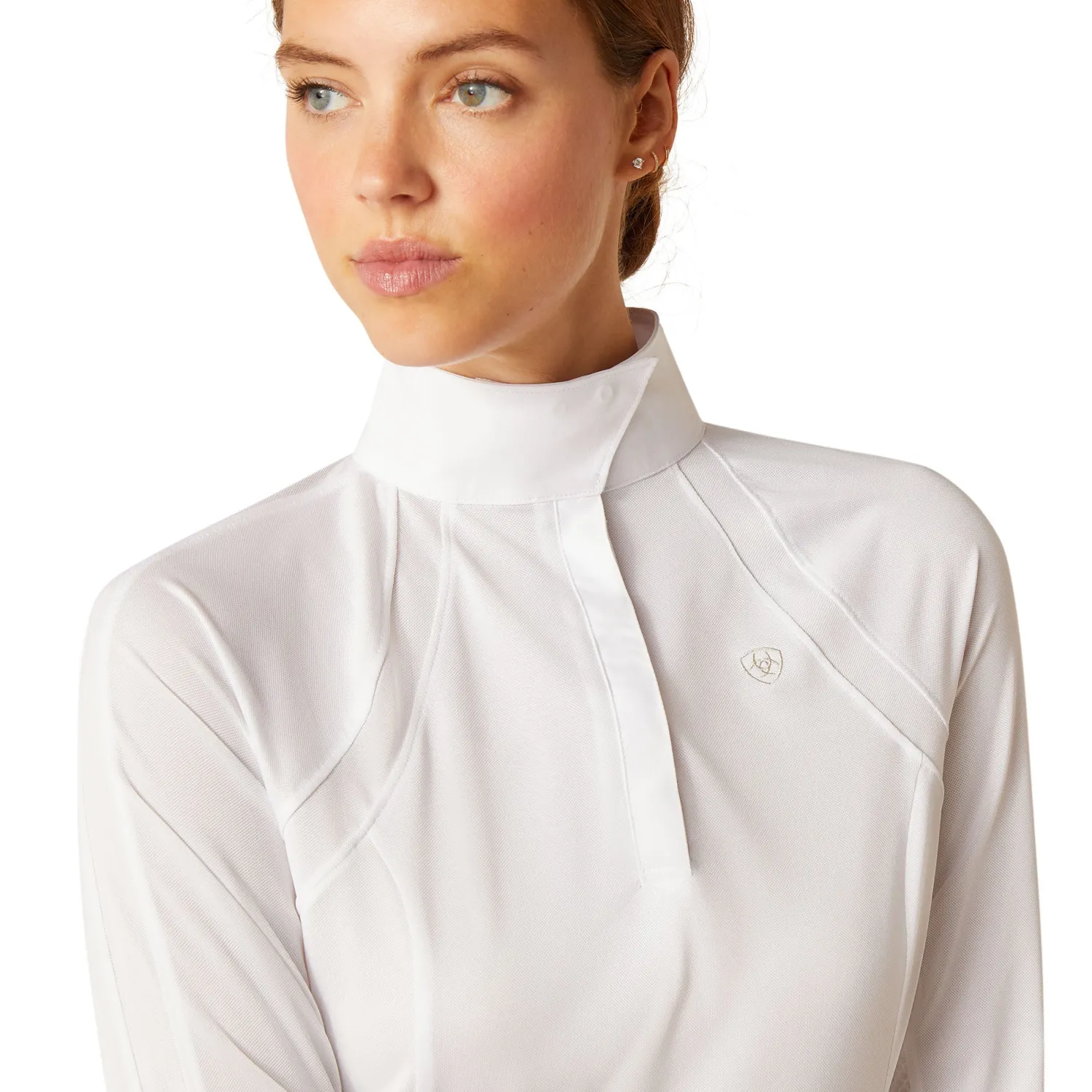 ARIAT-APPAREL Ariat® Ladies’ Sunstopper Show Shirt 3.0 White Clearance