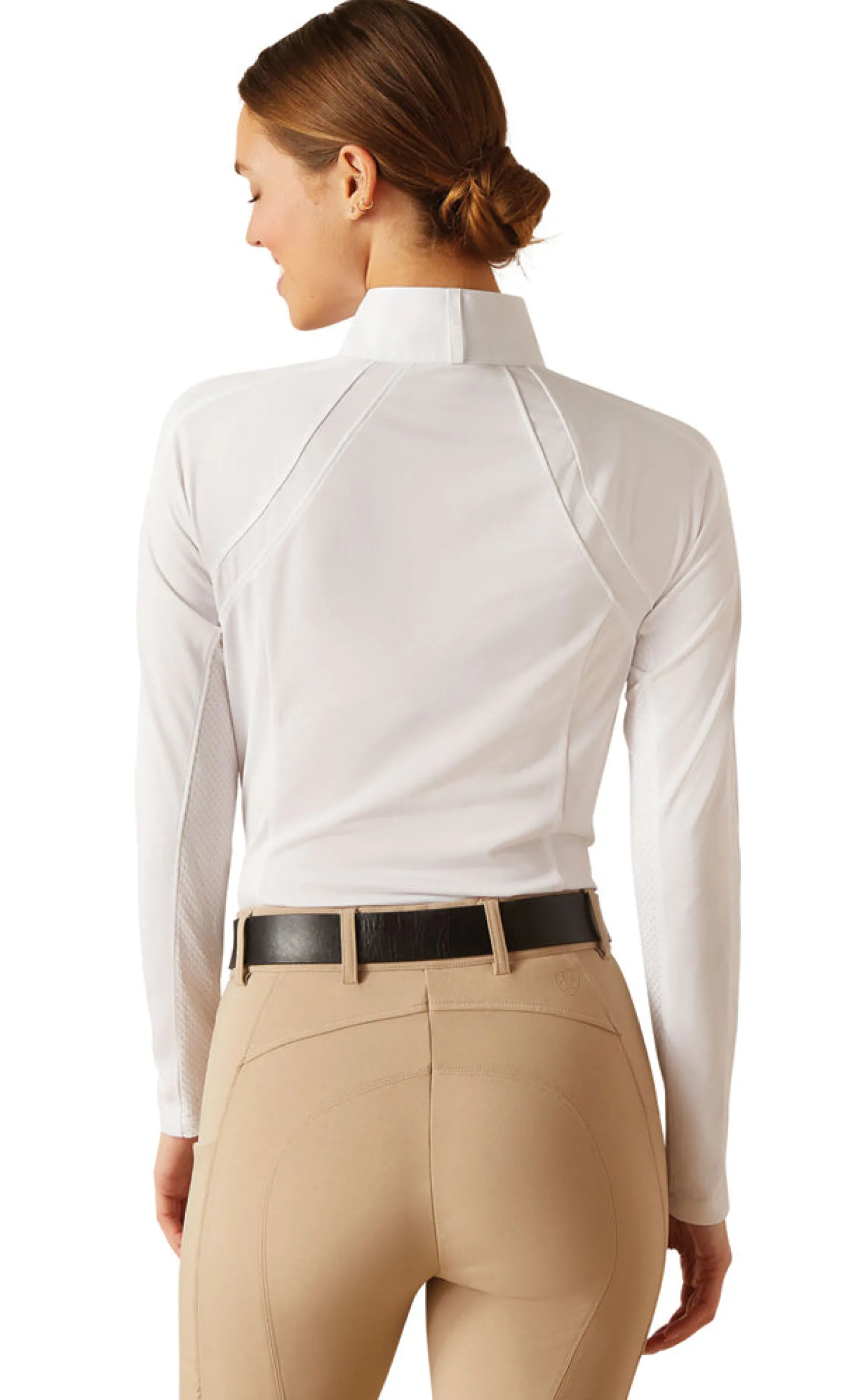 ARIAT-APPAREL Ariat® Ladies’ Sunstopper Show Shirt 3.0 White Clearance