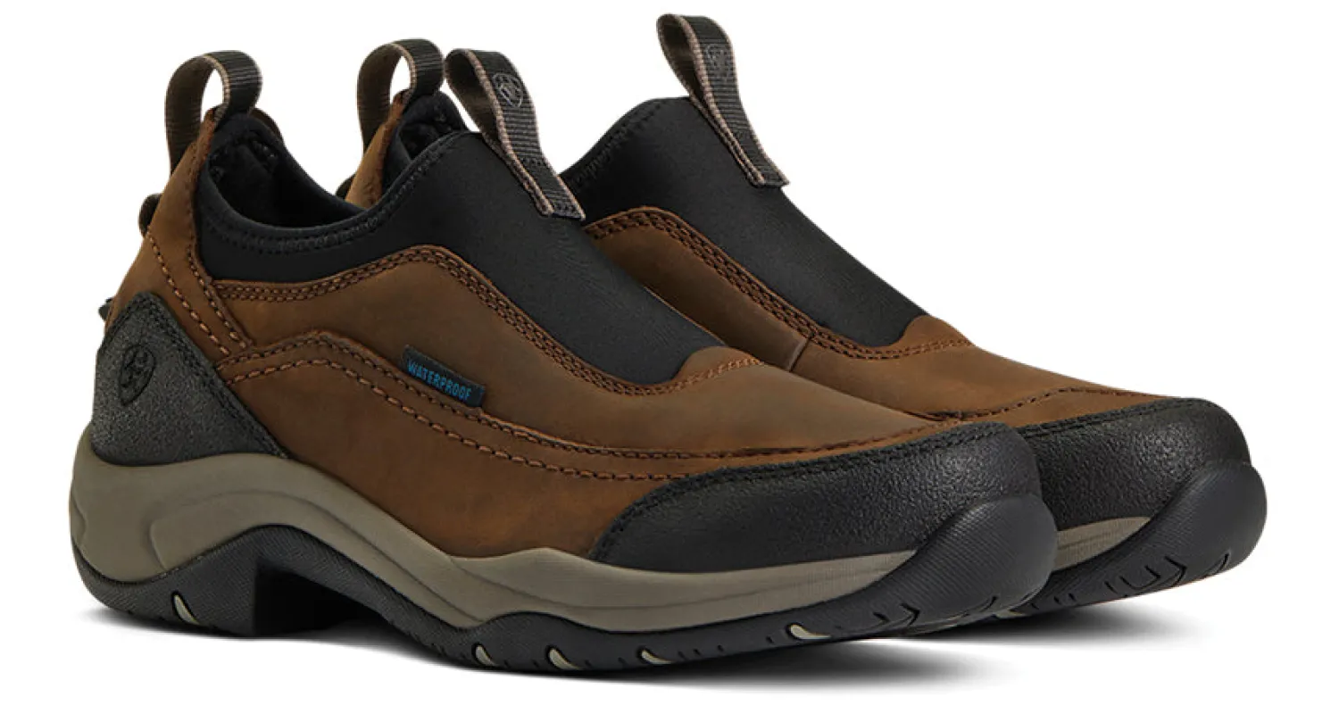 ARIAT ® Ladies’ Terrain Ease H2O Boots Oily Distressed Brown Hot