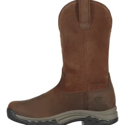 ARIAT ® Ladies′ Terrain Pull-On H2O Boots Distressed Brown Hot