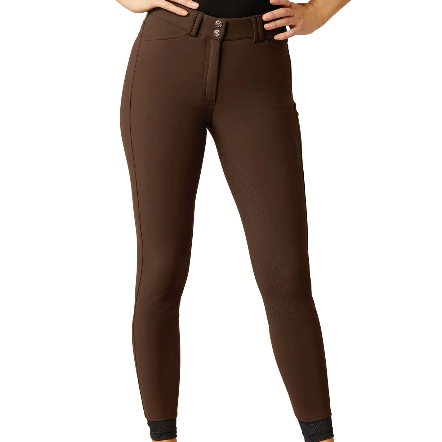 ARIAT-APPAREL Ariat® Ladies’ Tri Factor Vivacity Half-Grip Breech Hot