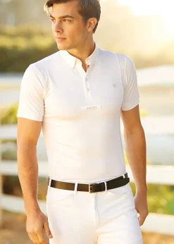 ARIAT-APPAREL Ariat® Men’s Tek Short Sleeve Show Shirt White Best