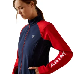 ARIAT-APPAREL Ariat® Team EQ Jacket Navy/Red Outlet