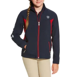 ARIAT-APPAREL Ariat® Youth Team Soft Shell Jacket Navy Sale
