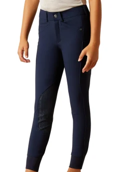 ARIAT-APPAREL Ariat® Youths’ Prelude Knee-Patch Breech 2.0 Navy Eclipse