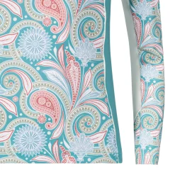 ARISTA EQUESTRIAN Arista® Ladies’ Viva Quarter-Zip Long Sleeve Shirt Light Verdigris Best