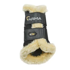 SHIRES EQUESTRIAN ARMA Oxi-Zone SupaFleece Brushing Boots Black Sale