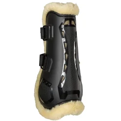 BACK ON TRACK BOT LL Back on Track® Airflow Tendon Boots with Faux Fur Black Discount