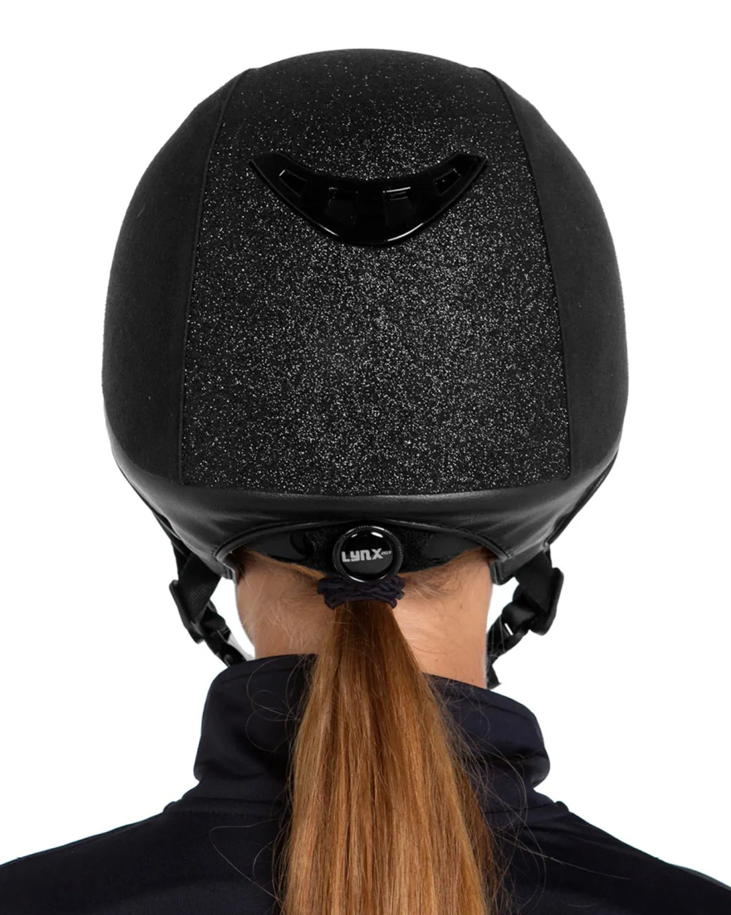 BACK ON TRACK BOT LL Back on Track® Lynx Micromocca Riding Helmet Black Hot
