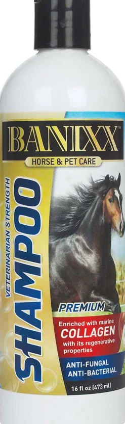 ANIMAL HEALTH INT Banixx® Horse & Pet Care Medicated Shampoo with Collagen New