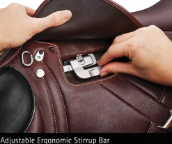 SADDLERY BRANDS INTL Bates Advanta Monoflap Eventing Saddle Online