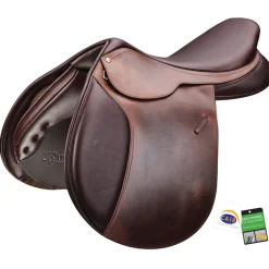 SADDLERY BRANDS INTL Bates Caprilli Close Contact Classic Forward Flap Saddle Brown Best