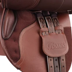 SADDLERY BRANDS INTL Bates Caprilli Close Contact Saddle Brown Clearance
