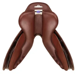 SADDLERY BRANDS INTL Bates Caprilli Close Contact+ Extended Flap Saddle Havana