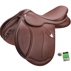 SADDLERY BRANDS INTL Bates Caprilli Close Contact+ Saddle Havana