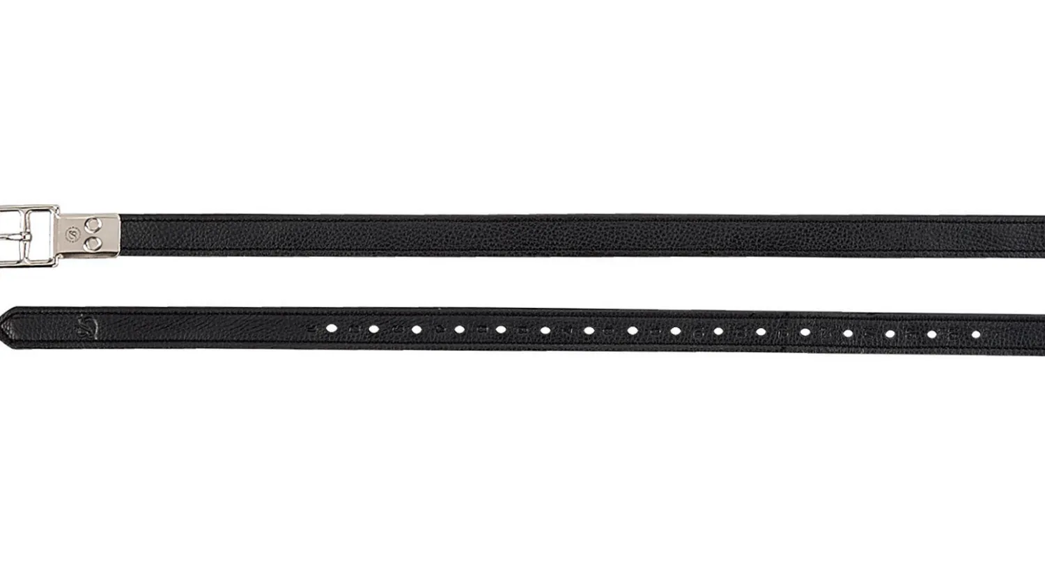 SADDLERY BRANDS INTL Bates Dressage Stirrup Leathers Black Clearance