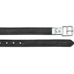 SADDLERY BRANDS INTL Bates Luxe Dressage Stirrup Leathers Classic Black Best