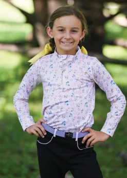 BELLE AND BOW EQSTRN Belle & Bow Equestrian Children’s Long Sleeve Sun Shirt Discount