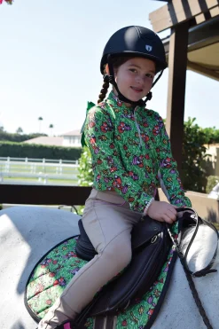 BELLE AND BOW EQSTRN Belle & Bow Equestrian Girls’ Long Sleeve Sun Shirt Sale