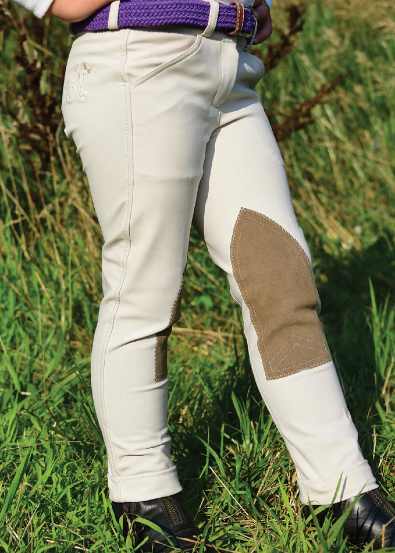 BELLE AND BOW EQSTRN Belle & Bow Equestrian Show Jodhpurs Tan