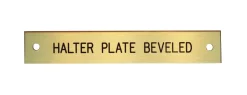 DOVER DROPSHIP Beveled Edge Halter Nameplate - 1 or 2 lines Discount