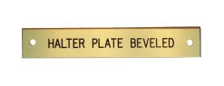 DOVER DROPSHIP Beveled Edge Halter Nameplate - 3 lines Clearance