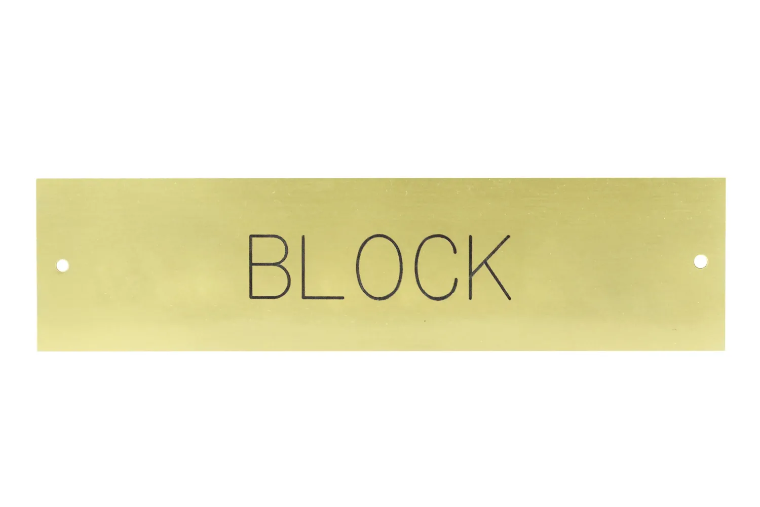 DOVER DROPSHIP Brass Halter Nameplate - 3 lines Hot