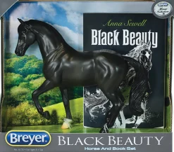 REEVES INTERNATIONAL Breyer® Classics® Black Beauty Horse and Book Set New