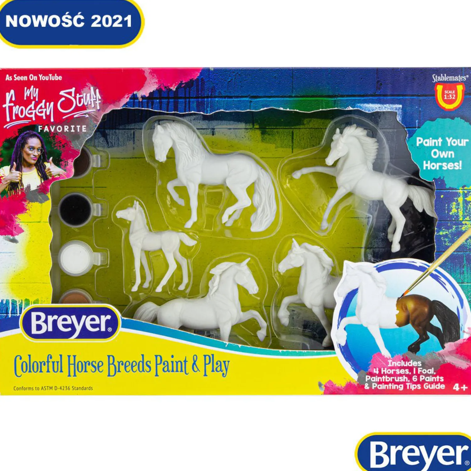 REEVES INTERNATIONAL Breyer® Colorful Breeds Paint & Play