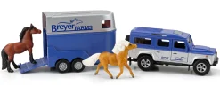 REEVES INTERNATIONAL Breyer® Farms Land Rover® & Tag-a-Long Trailer Set Hot