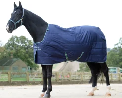 TOKLAT ORIGINALS Bucas Quilt Heavyweight Stable Blanket with Stay-Dry Lining - 300 grams Navy Outlet