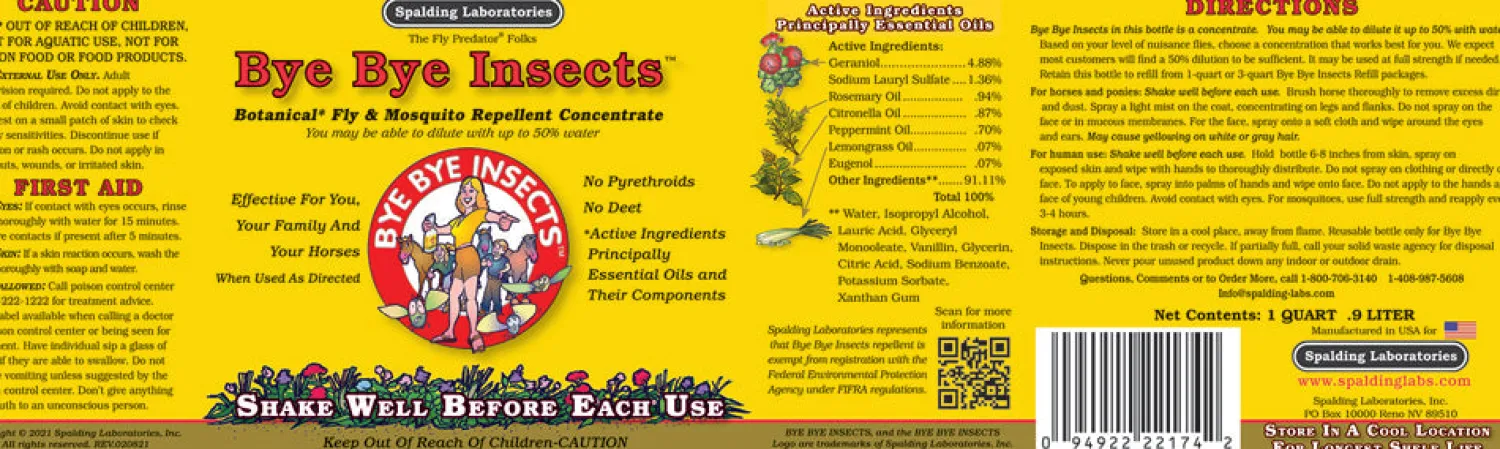 ECO INSECT SOLUTIONS Bye Bye Insects™ Fly & Mosquito Repellent Sale