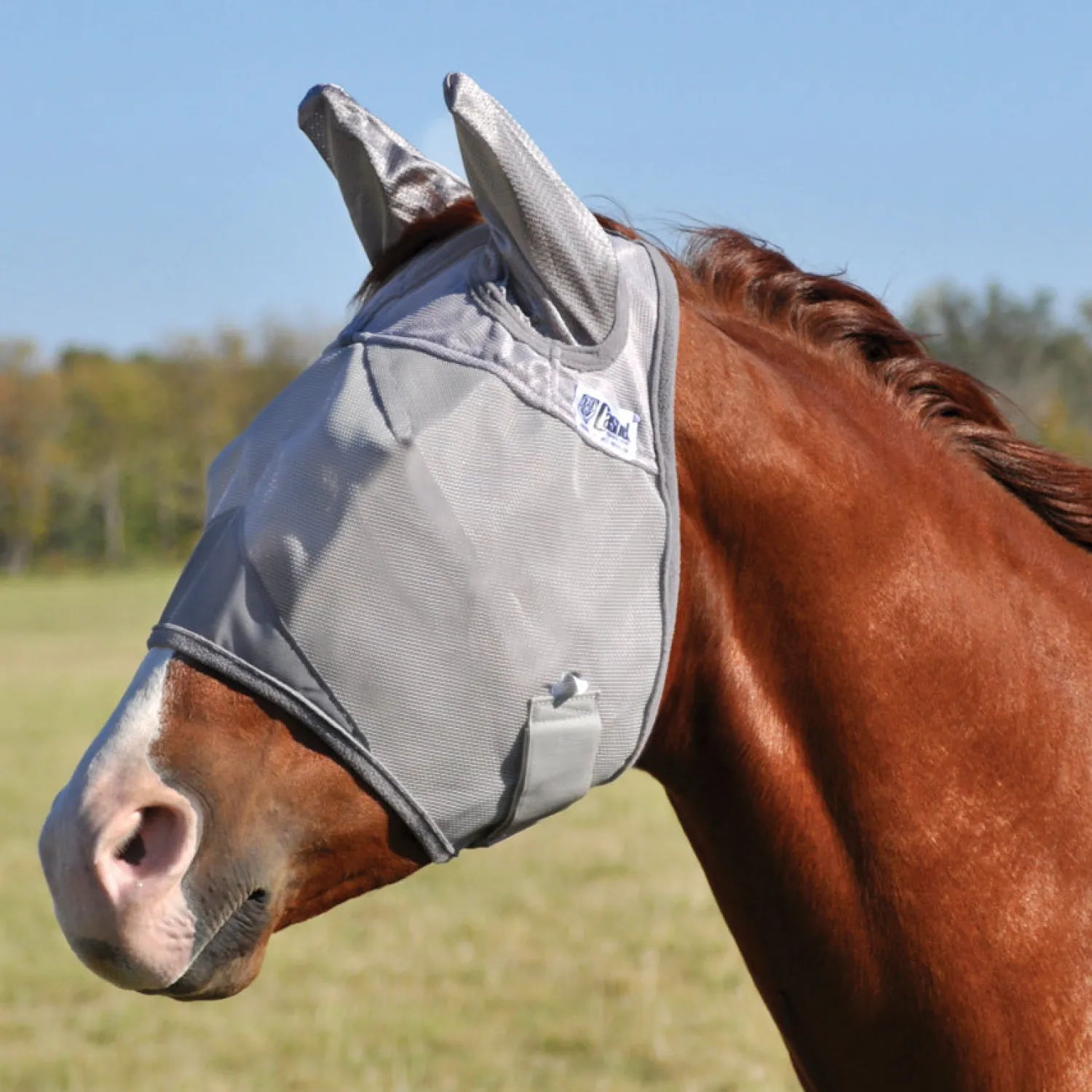 CASHEL COMPANY Cashel® Cool Crusader™ Fly Mask with Ears Grey Sale
