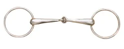 ERS Centaur® Solid Mouth Loose Ring Snaffle Bit Hot