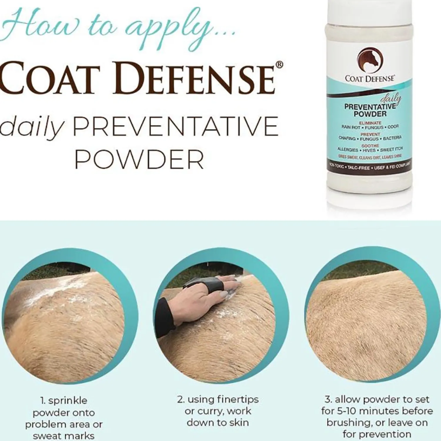 HORSEPOWDER INC Coat Defense® Daily Preventative Powder Discount