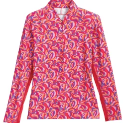 KIRSCH CoolBlast® 100 Ladies’  Asti Long Sleeve Print Shirt Vivid Print Clearance